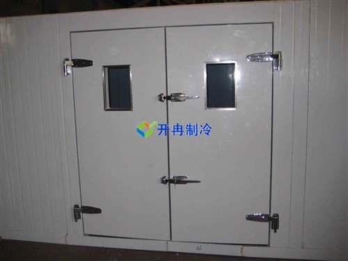 常規獸藥疫苗冷庫，冷庫門